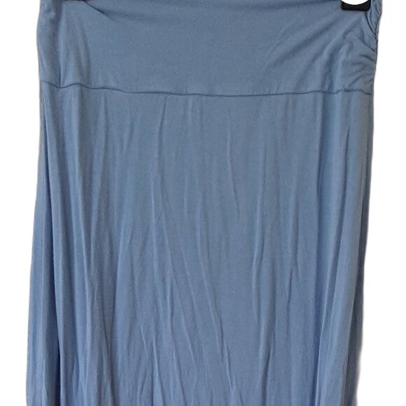Soft Light Blue Ankle Length Knit Skirt Size XS - Picture 1 of 4